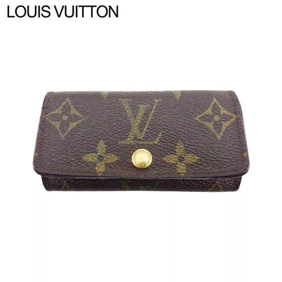LOUIS VUITTON Key Case Monogram Monogram Canvas Authentic Used - Picture 1 of 9